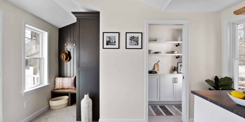 Mudroom and pantry