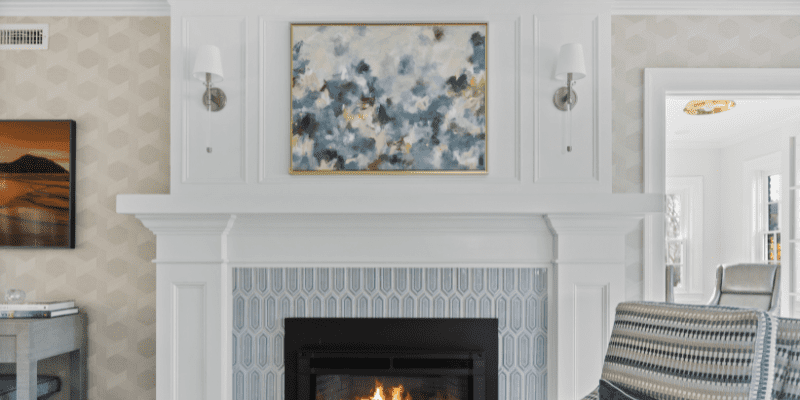 Cozy fireplace idea