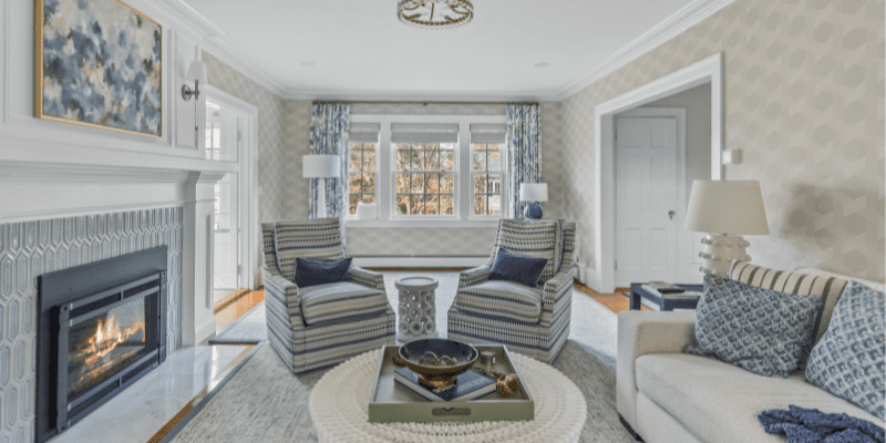 1925 home living room design project