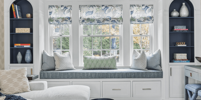 Window seat with built ins