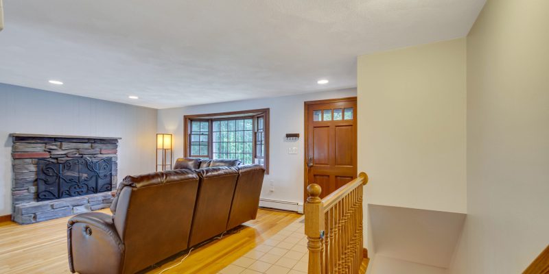 Single story home renovation ideas with old fireplace