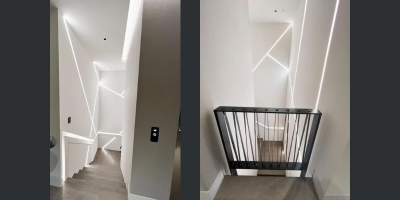LED Lighting in stairway