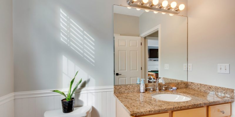 bathroom and laundry before