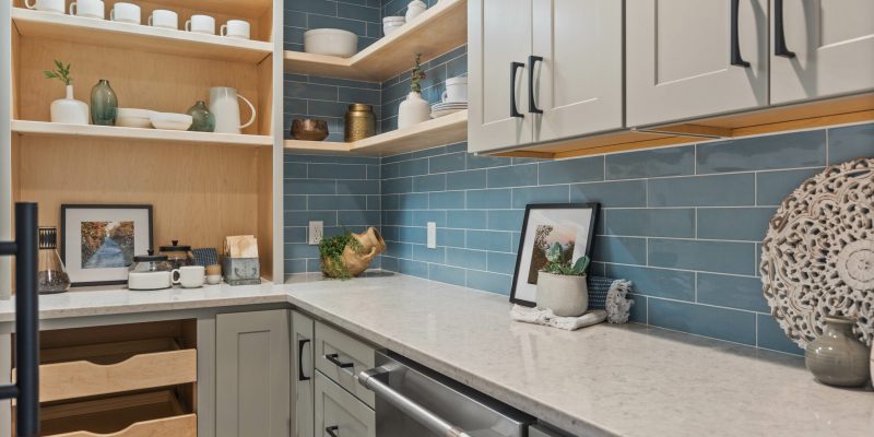 Walk in Pantry with coffee bar