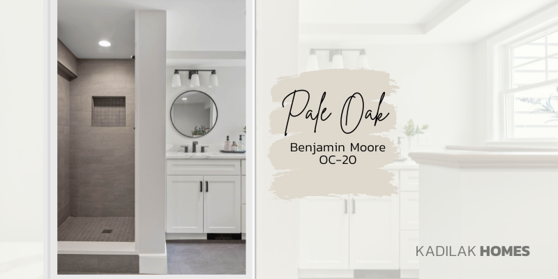 Benjamin Moore Pale Oak OC-20 is one of the best neutral taupe paint colors. It is a perfect pale beige and pairs well with almost any color.