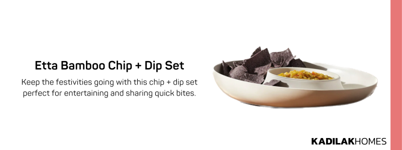 Lulu and Georgia gifts, chip and dip hostess gift set, entertaining serveware, holiday gift ideas, best hostess gift ideas