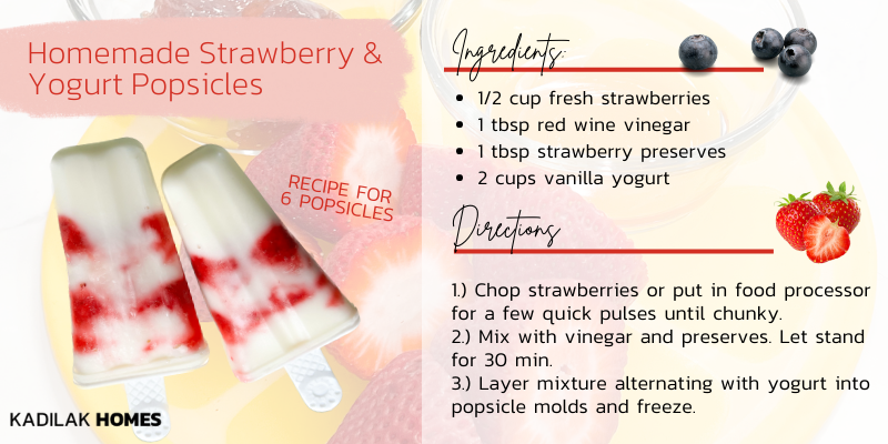 Easy, simple, and healthy fresh fruit popsicle recipe for a frozen summer treat