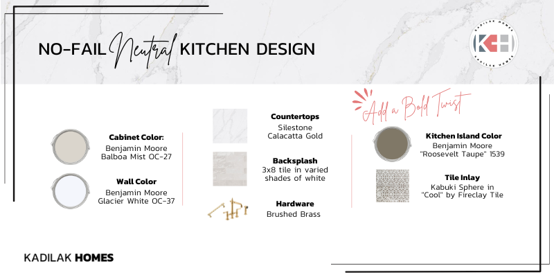 no fail neutral kitchen design combo ideas, neutral kitchen cabinet paint color ideas, neutral kitchen with a twist, benjamin moore balboa mist cabinet color, benjamin moore roosevelt taupe cabinet color, benjamin moore glacier white, kohler artifacts bridge faucet, silestone calacatta gold countertops, kitchen with black sink, taupe kitchen cabinets, earthy kitchen design, DIY Kitchen renovation