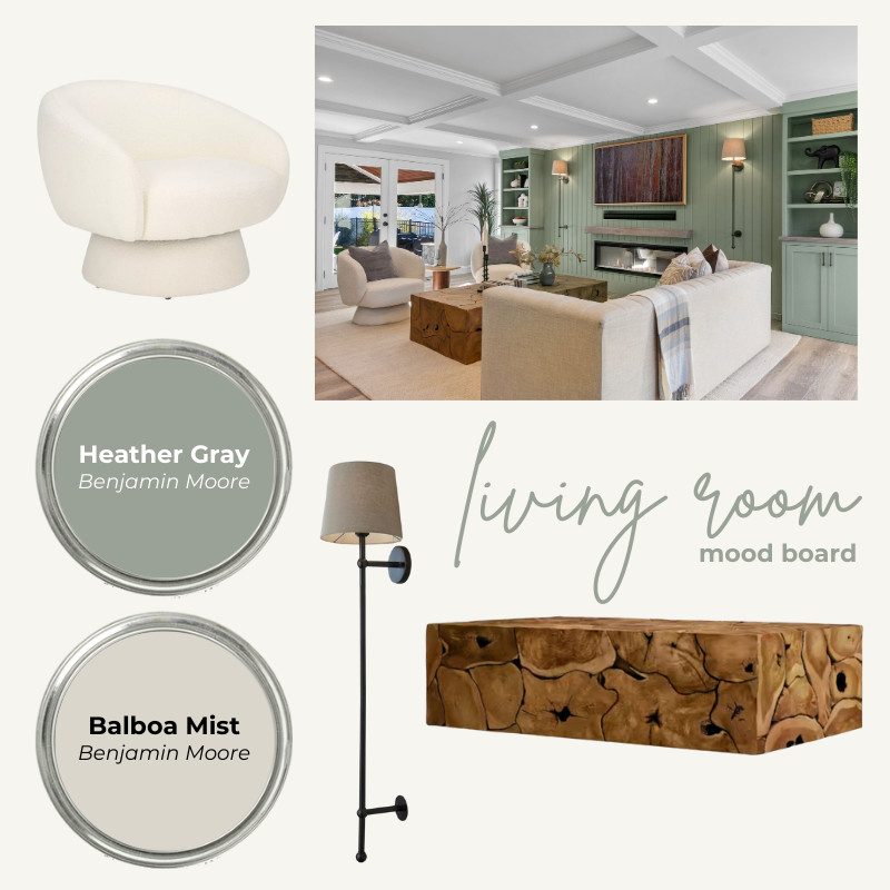 Living Room Mood Board