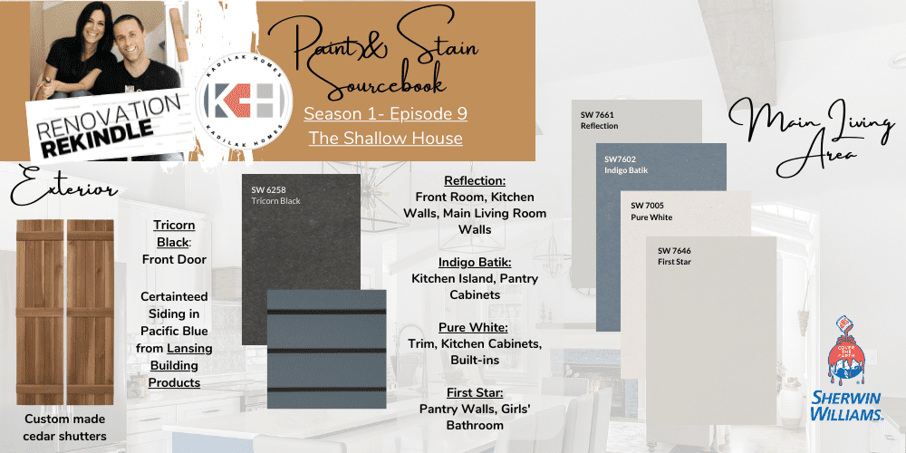 Shallow House Sherwin Williams Paints