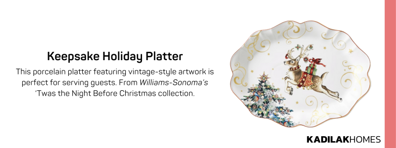 Williams Sonoma Twas the night before christmas platter